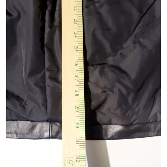 ChicSense Women OS Real Fox Fur Genuine Sheepskin Leather Loose Leisure Coat NWT - Picture 16 of 16